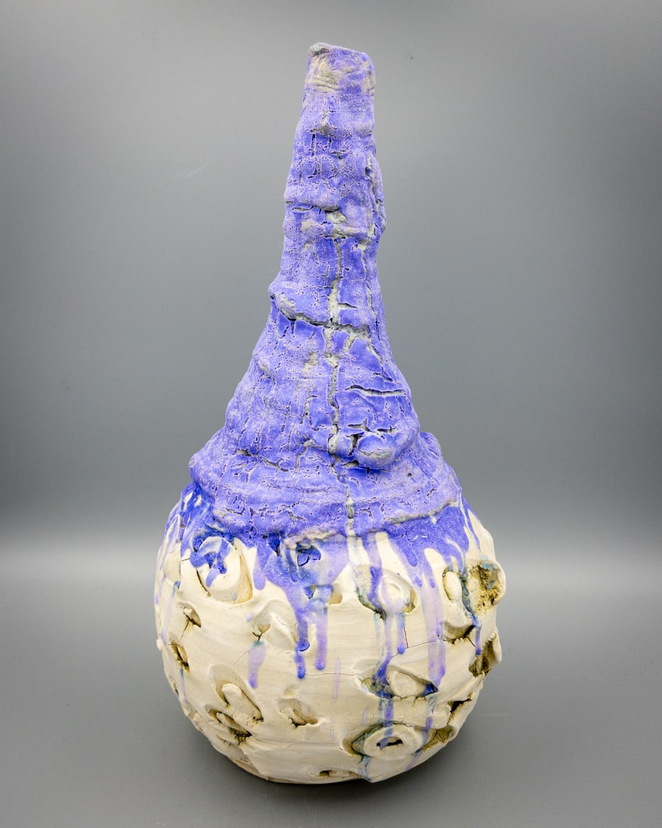 Purple Sculpture - 35 by Chris Heck 