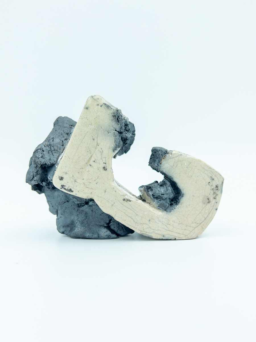 Raku Sculpture - 123 by Chris Heck 