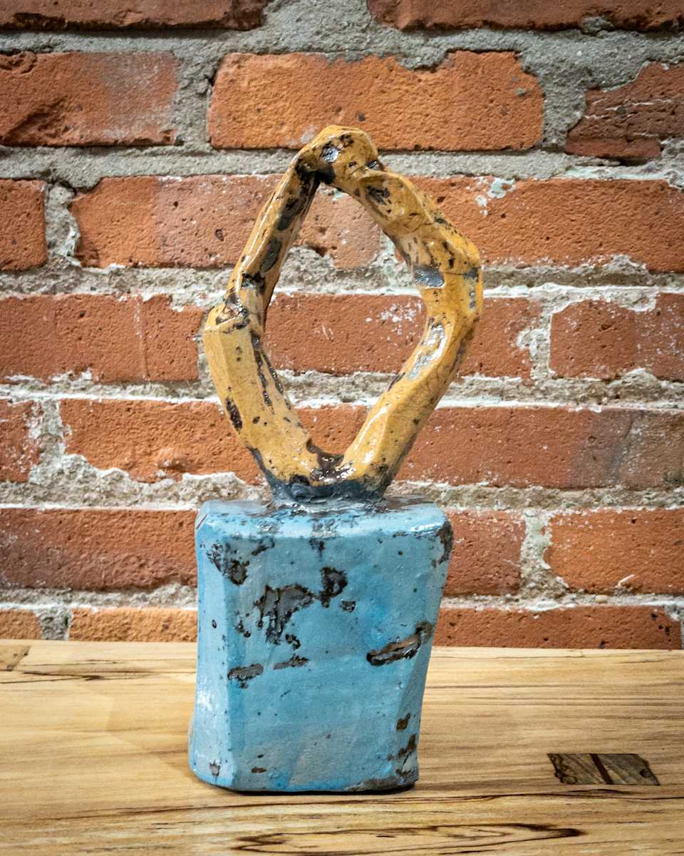 Raku Sculpture - 170 by Chris Heck, Image 1.