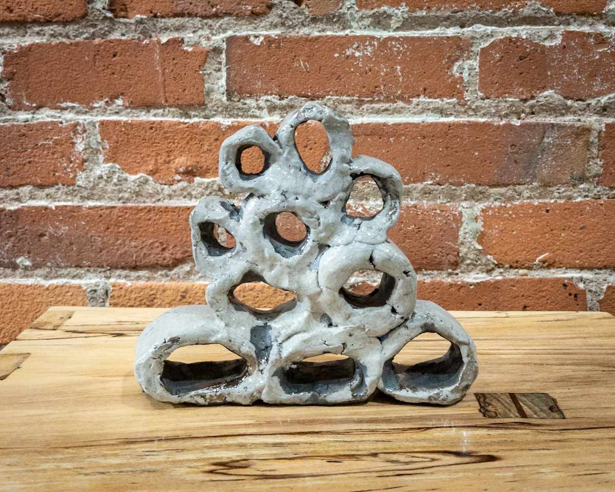 Raku Sculpture - 172 by Chris Heck, Image 3.