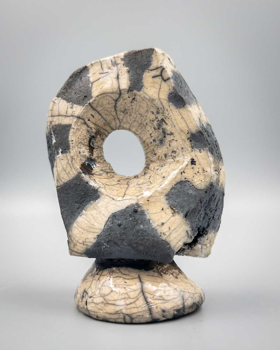 Raku Sculpture - 122 by Chris Heck, Image 2.