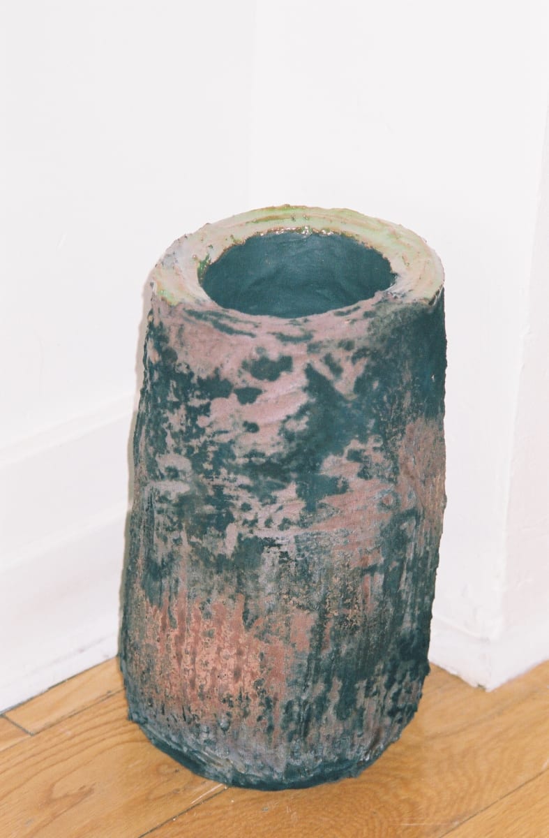 Raku Vessel 1 by ELIANAH SUKOENIG 