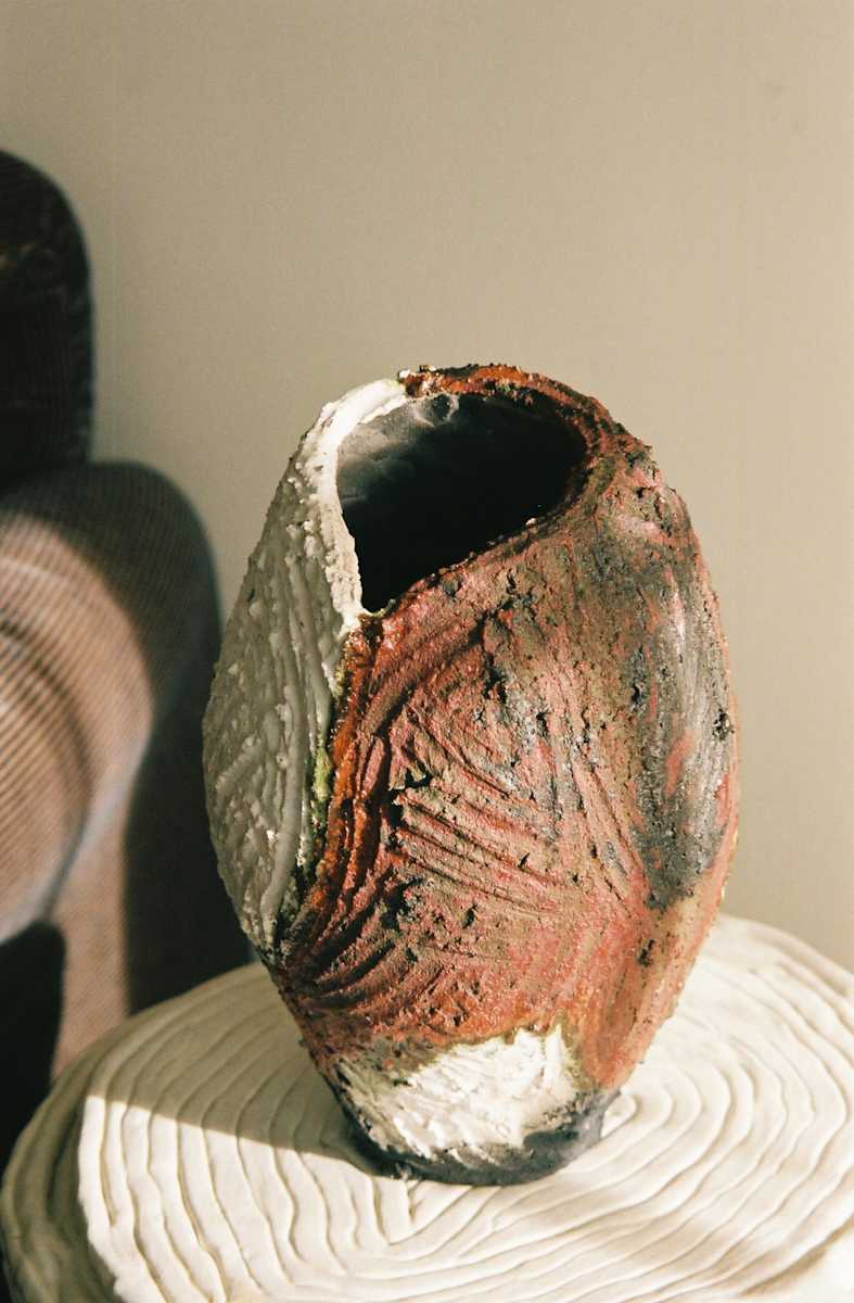 Raku Vessel 2 by Elianah Sukoenig, Image 2.
