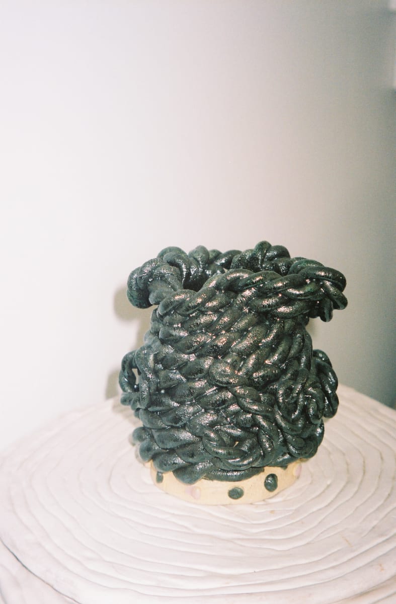 Metallic Winding Vessel by Elianah Sukoenig 