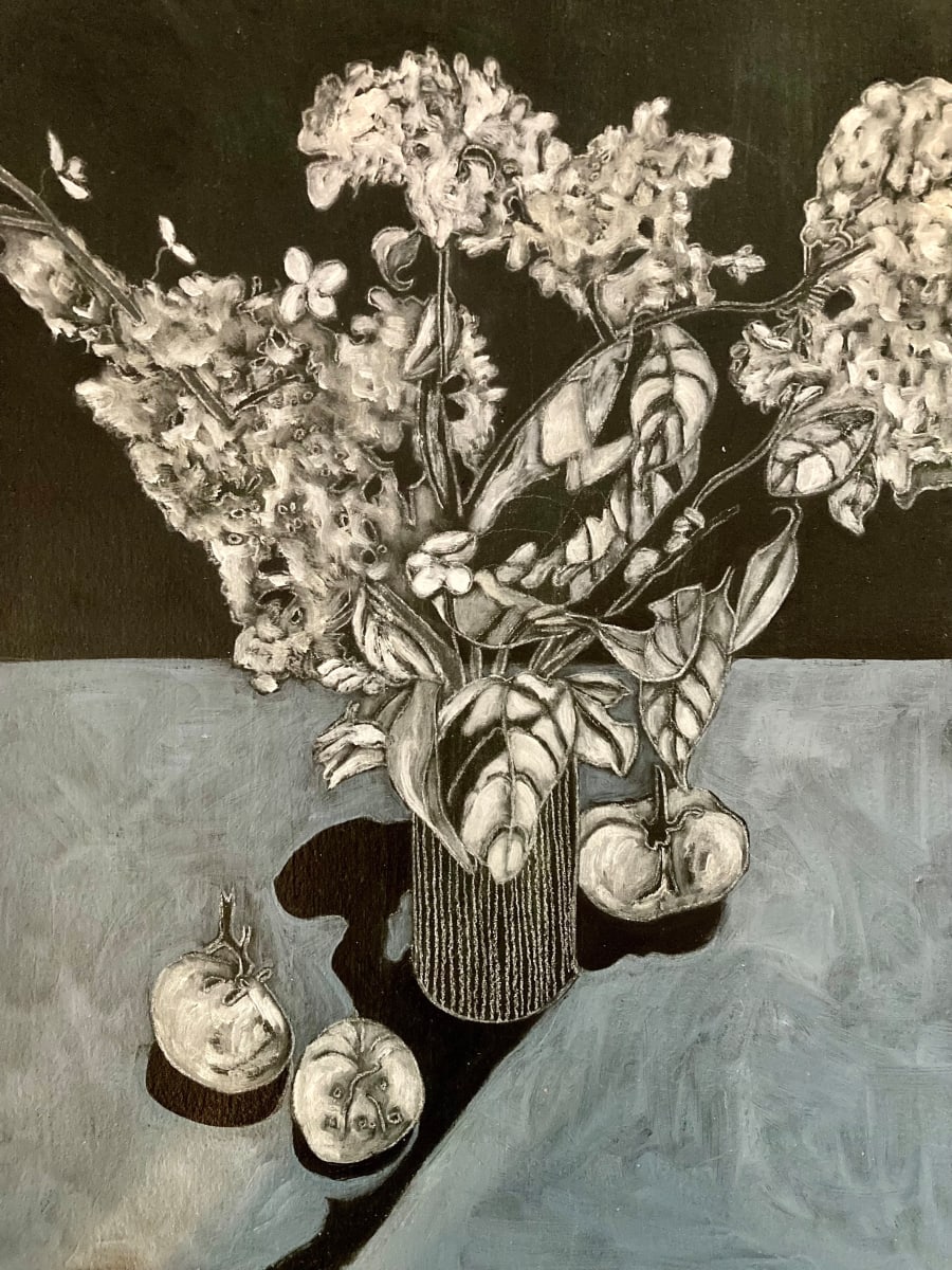 Hydrangea and Tomatoes by Lynn Sisler 