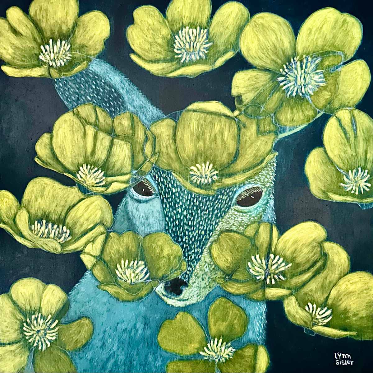 Night Buttercups by Lynn Sisler 