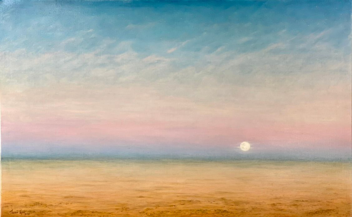Sahara Moonrise by Theresa Cooper 