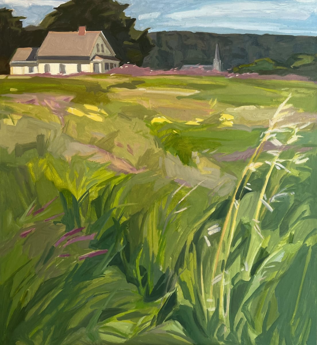 Tall Spring Grasses by Anne Ward 