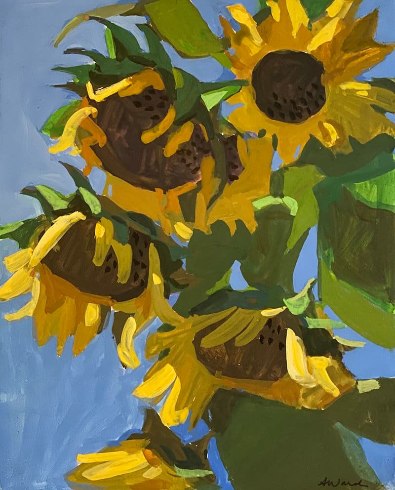 Sunflowers by Anne Ward 