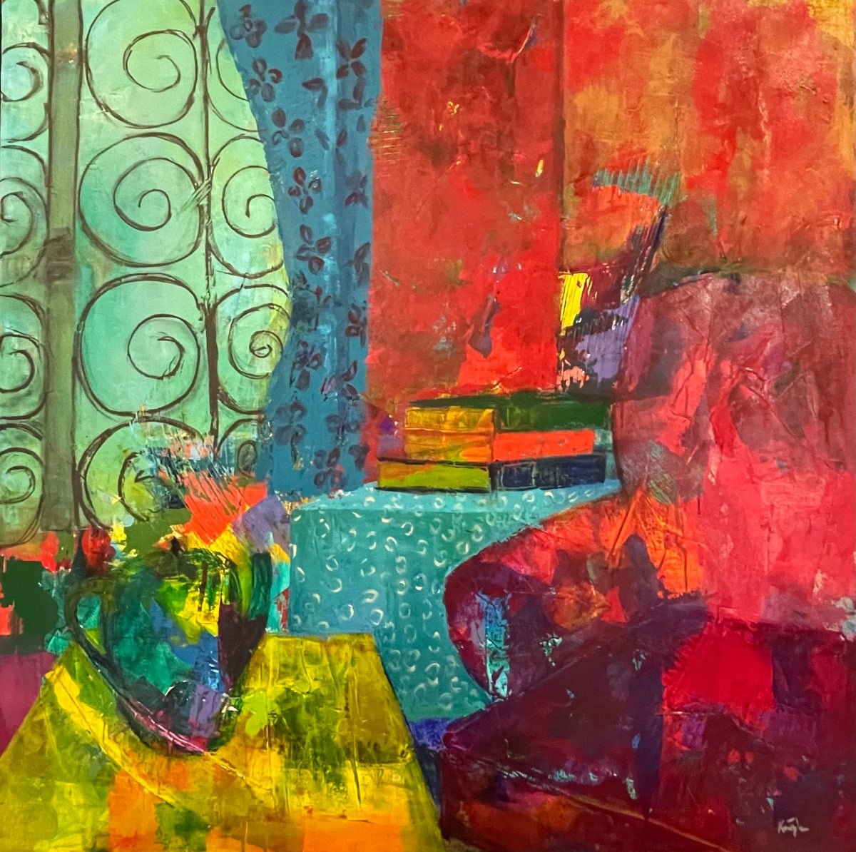 Tea and books by Karen Tyler 