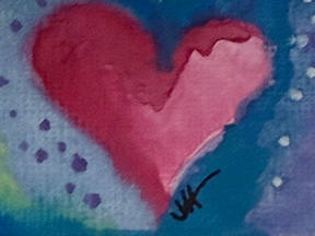 Blue Heart by Jen Haefeli, Image 1.