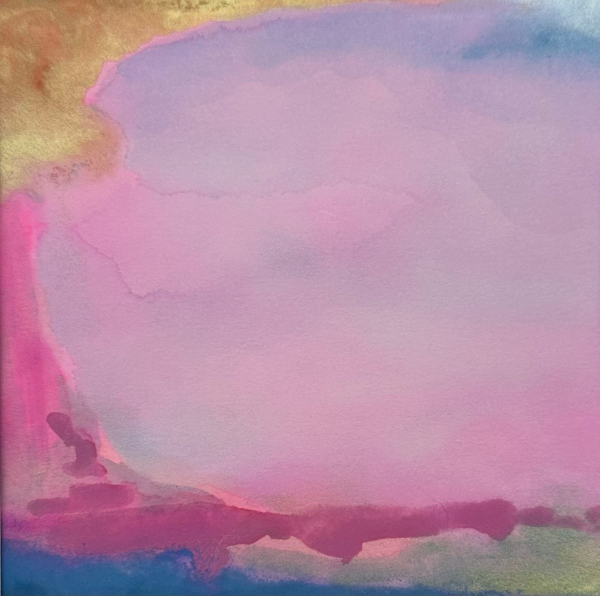 No Stopping My Sparkle by Jen Haefeli  Image: Title: No Stopping My Sparkle
Media: Watercolor, Metallic & Ink on Cold Press
Image Dimensions: 4.75”x4.75”, Frame: 9.75” x 9.75”
