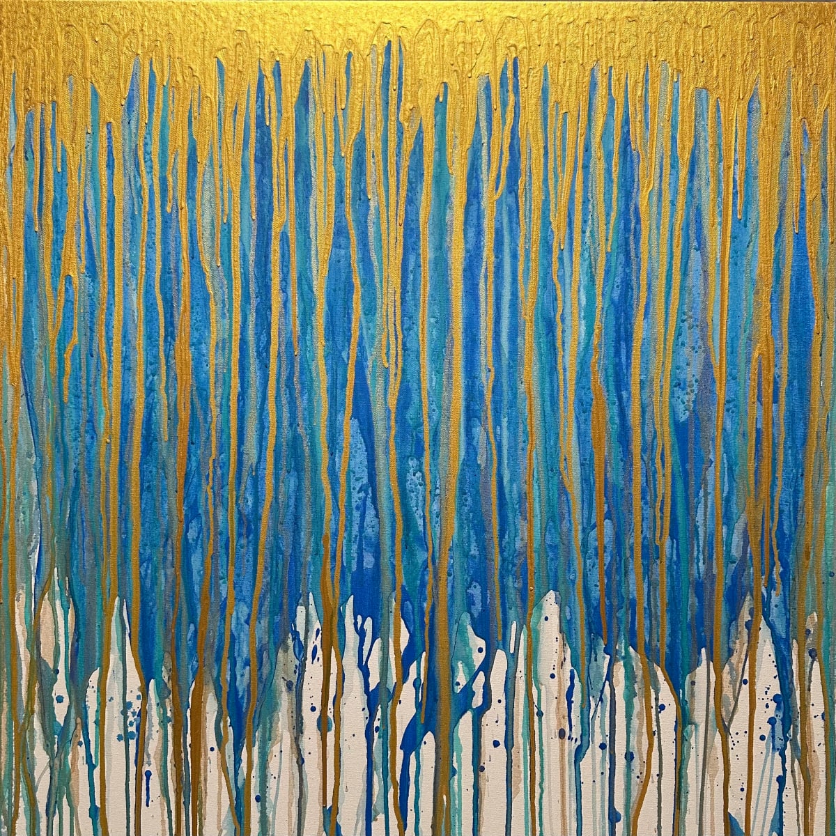 Still I wonder by Jen Haefeli  Image: Still I Wonder
36" x 36" x 2.25"
Custom Creation by Artist Jen Haefeli, resides in Private Collection
