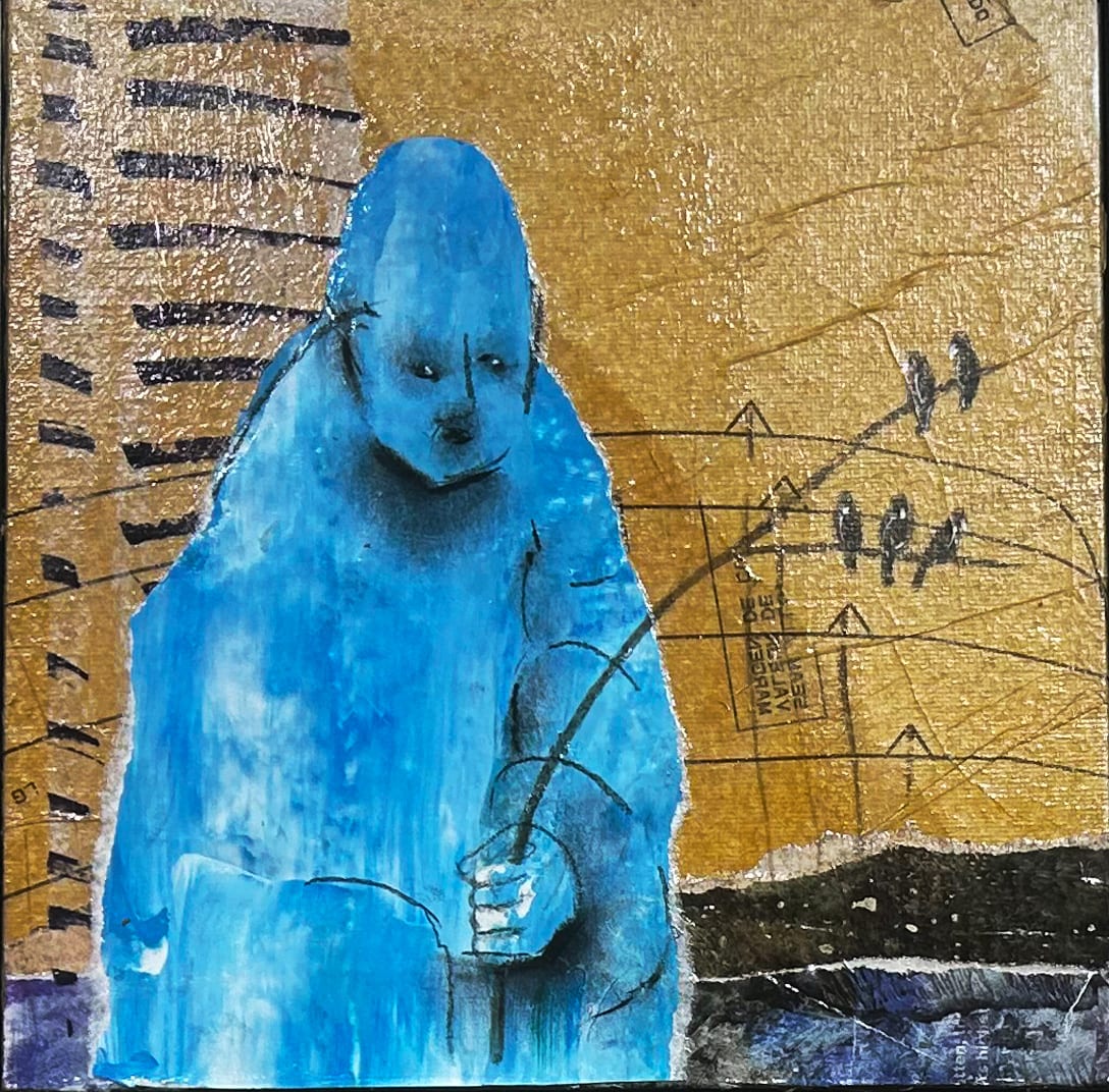 Birds on a Stick by CIndy Miller 