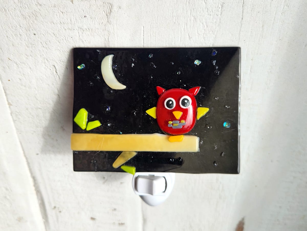 Red Owl Under the Moon NL by Ashley Akerlund 