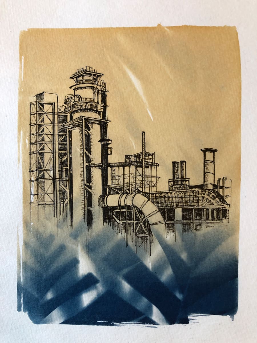 Entanglement 12 (Oil Refinery) by Marie Craig 