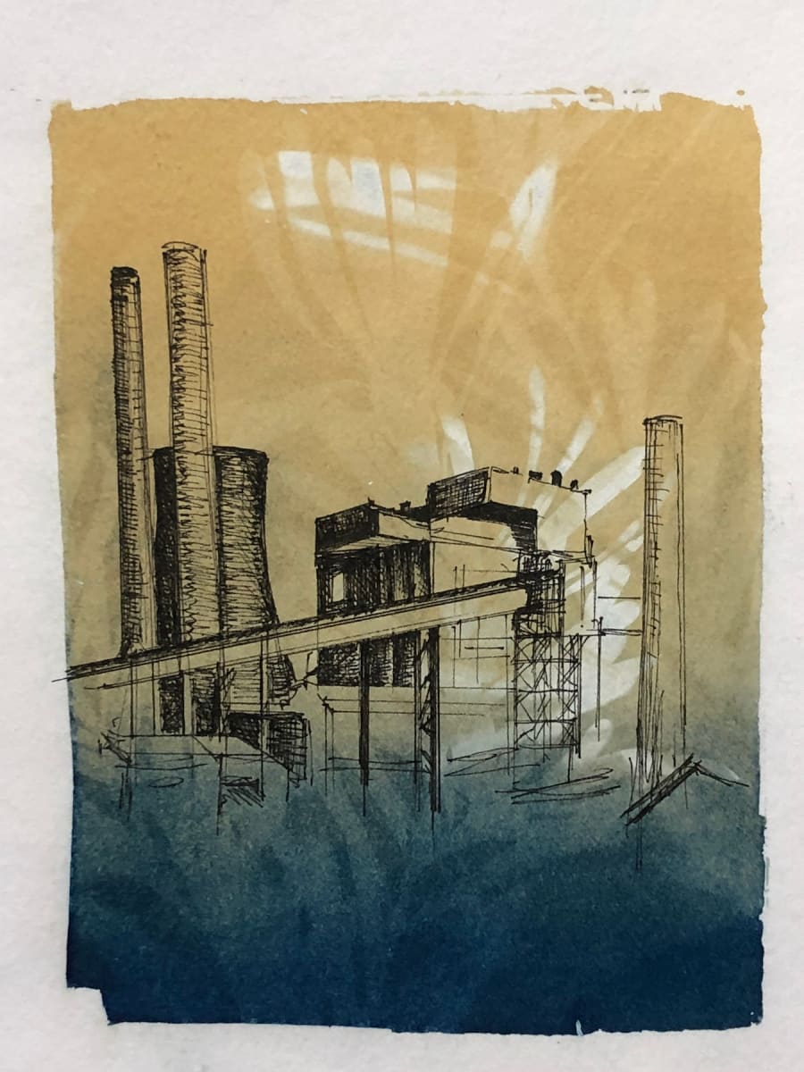 Entanglement 1 (Coal-fired Plant) by Marie Craig 