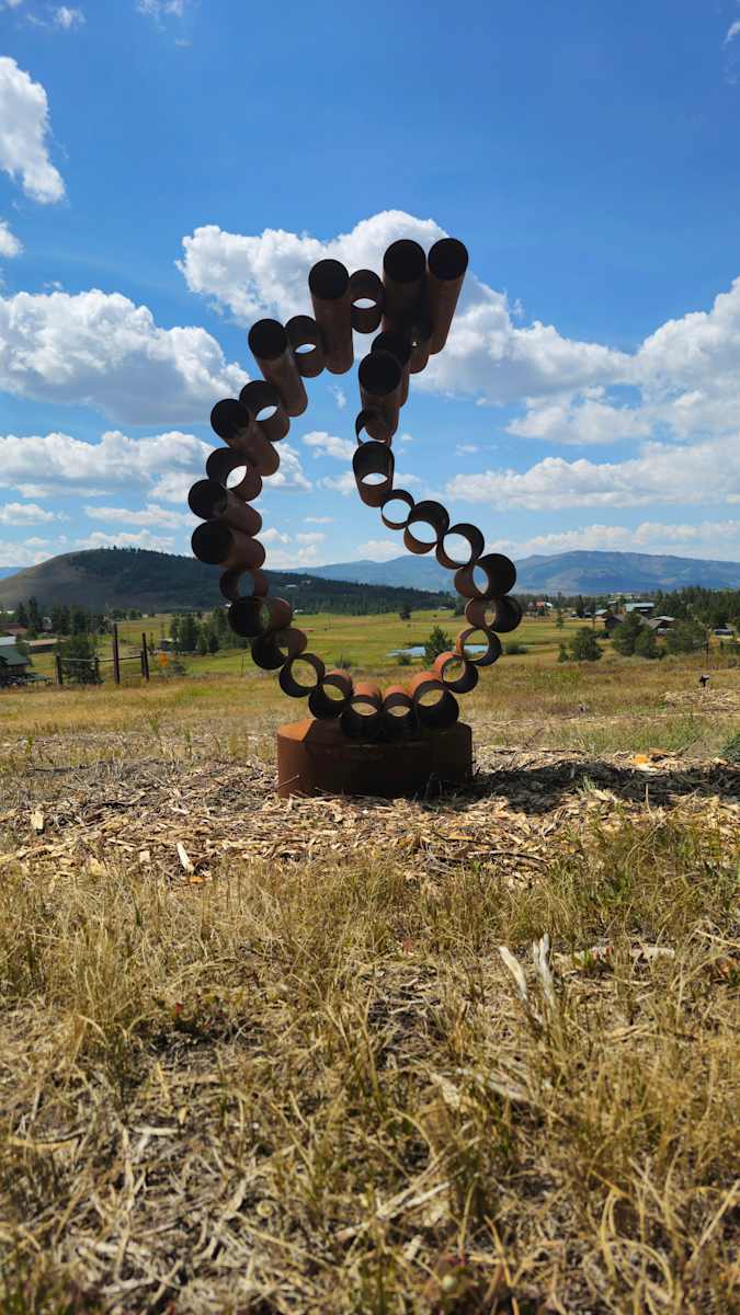 One Drop by john henley  Image: One Drop - Kinetic Anamorphic Sculpture