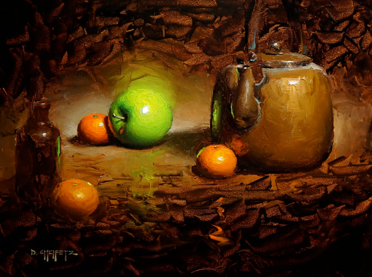 Green In Chocolate (Workshop Demonstration) by David Andrew Nishita Cheifetz, Image 1.