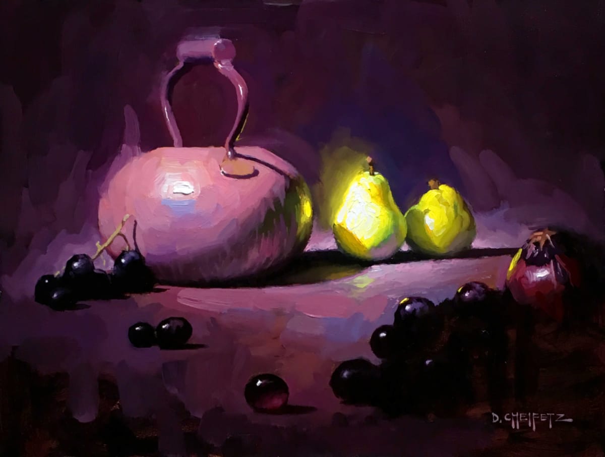 Pear In Purple (Workshop Demonstration) by David Andrew Nishita Cheifetz 