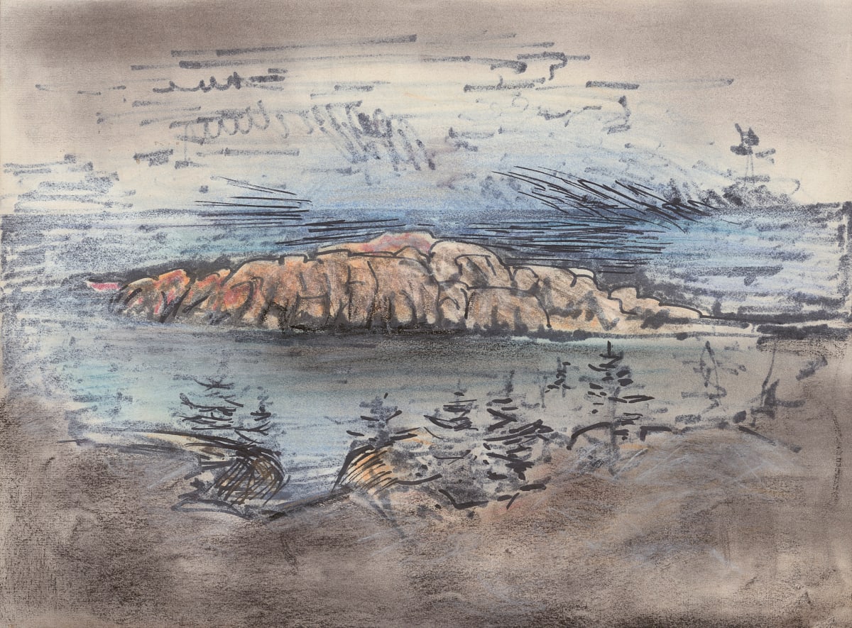Sea Ledge in Maine by Margaret Dunham-Griggs 