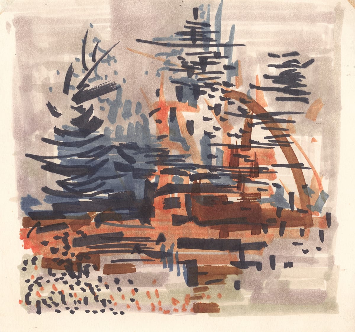 October in the Woods by Margaret Dunham-Griggs 