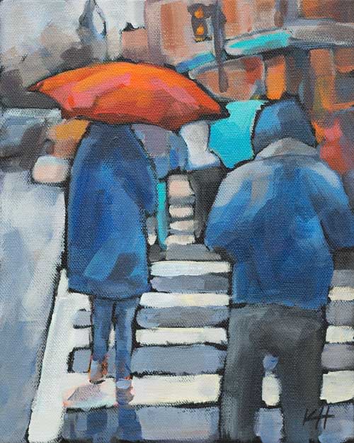 Walking in the Rain by Krista Hasson 