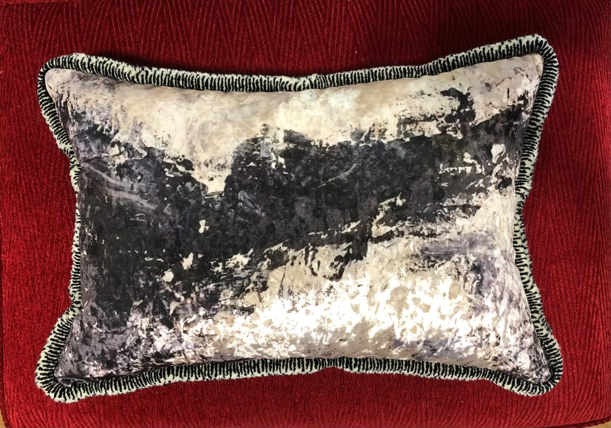 Slow Motion pillow by Sarah Fournie, Image 1.