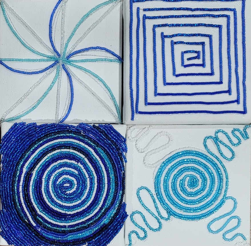 Adire Patterns Emerge by Shayee Arts 