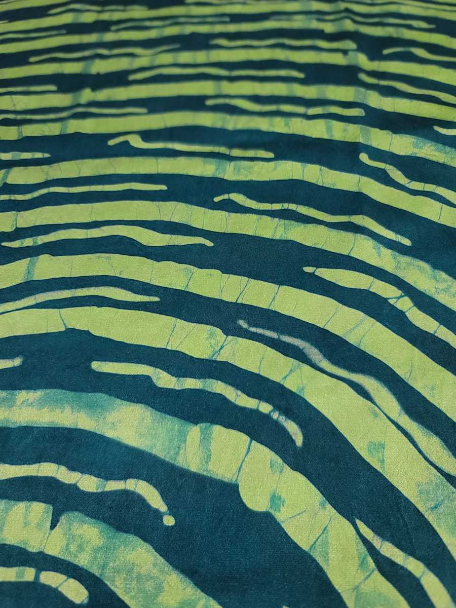 Batik Silk Scarf -  Green by Shayee Arts 