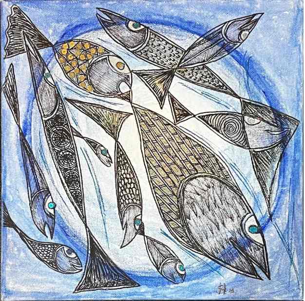 FISH FRENZY by Shayee Arts, Image 1.