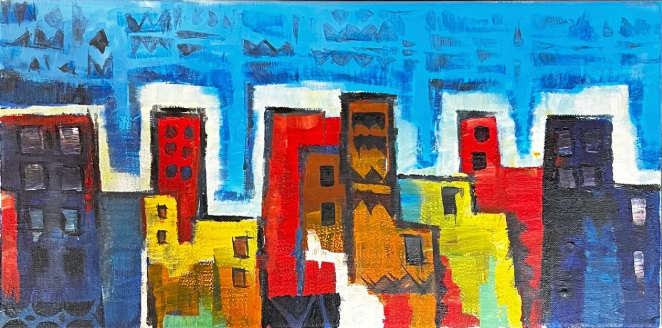 CITYSCAPE I by Shayee Arts, Image 1.