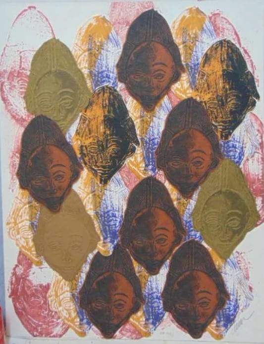 Masks 1 by Pierre Fernandez Arman, Image 1.