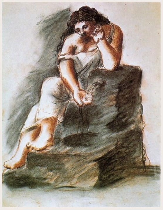 Femme à la fontaine by Pablo Picasso 