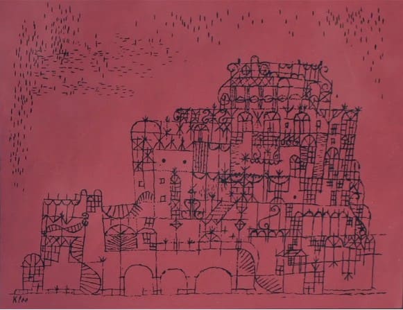 Maison de l opera bouffe by Paul Klee 