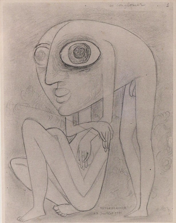Un conglomer by Victor Brauner 