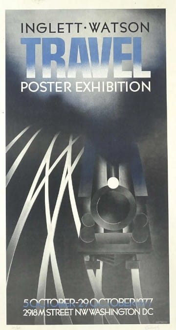 Inglett Watson Travel Poster Exhibition by Mattingly 