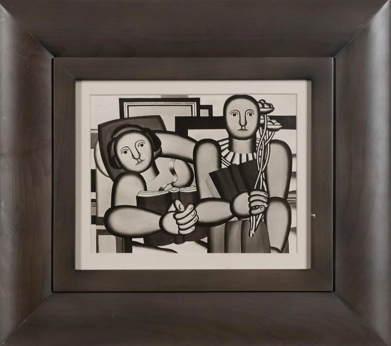 La Lecture by Fernand Leger 