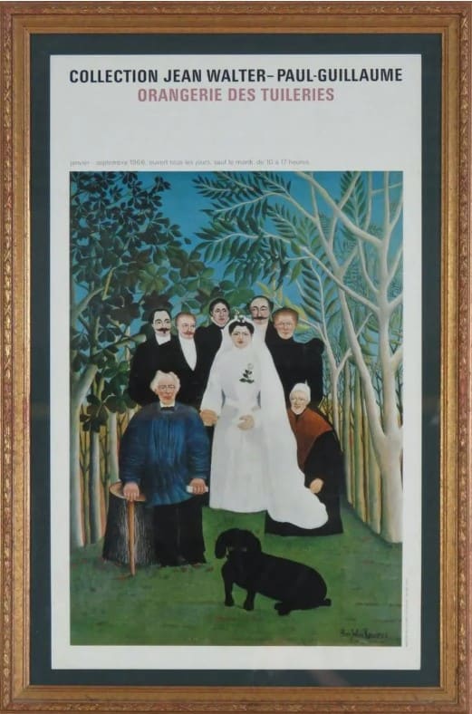 La noce ; Poster Collection Jean Walter Orangerie by Henri Julien Rousseau 