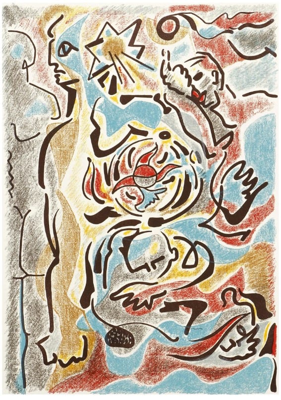 Hommage a Michel Ange by André Masson 