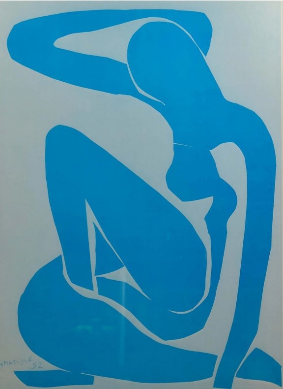 Nu bleu I 1952 by Henri Matisse 