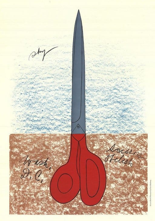 Scissors as Monument by Claes Oldenburg 