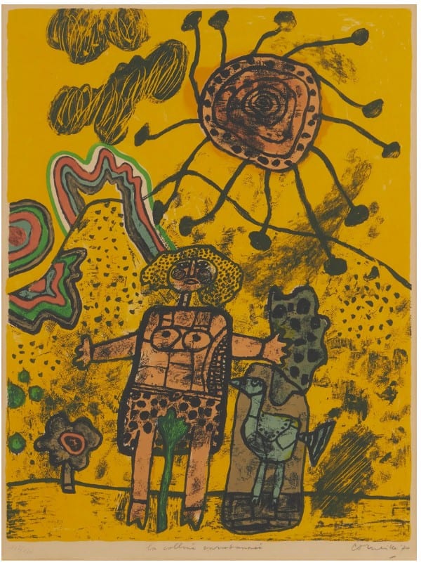 La colline enrubannée by Guillaume Corneille 