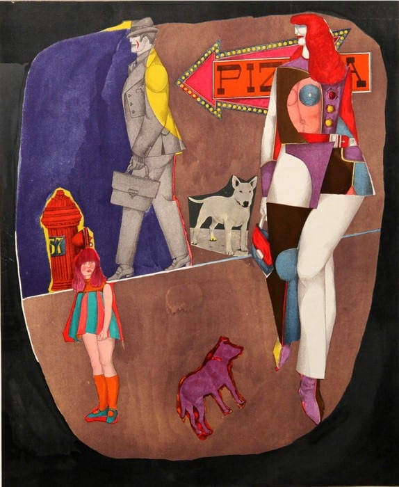 First Avenue "Pizza" by Richard Lindner 