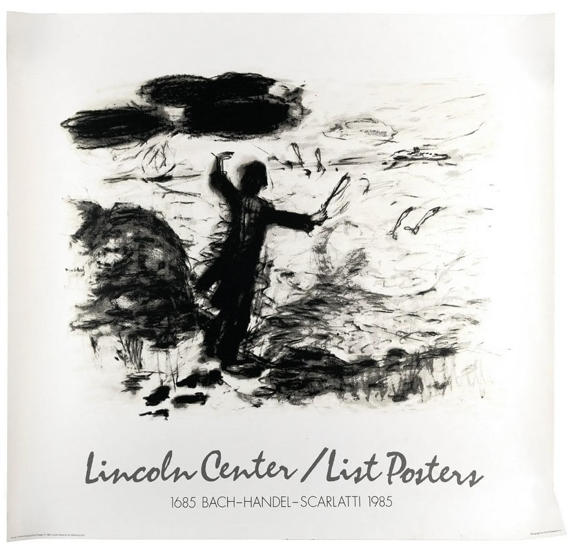 Lincoln Center List Poster by Susan Rothenberg 