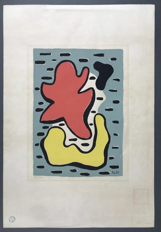 Composition (Figures rouge et jaune) by Fernand Leger 