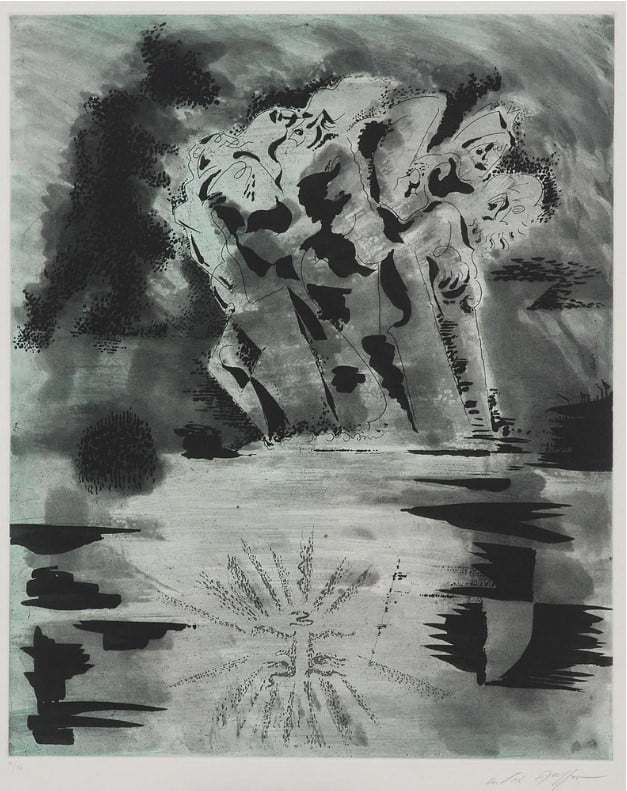 La fin des cariatides by Andre Masson 