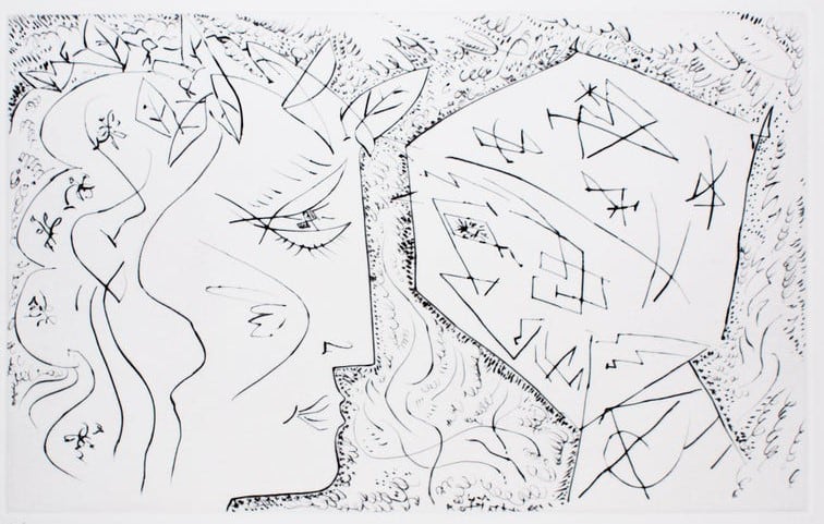 Apollon et Dionysos by Andre Masson 