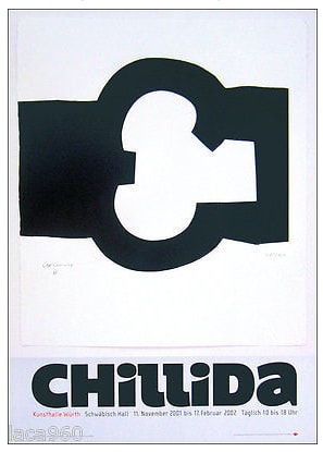 Kunsthalle Würthposter by Eduardo Chillida 