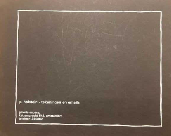 Tekeningen en emails by Pieter Holstein 